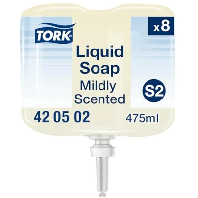 Imagen de Tork 420502 Mini jabón líquido suave, 8 piezas