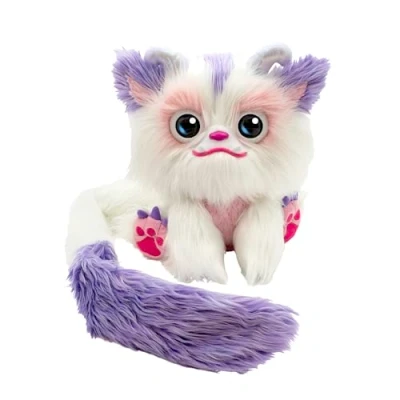 Imagen de Furlings Mascota Interactiva Aspen Adorable Peluche Interactivo en Forma de Yeti con Más 80 Reacciones Realistas Suaves Animales Juguete Niña 3 Años o