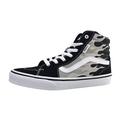 Imagen de Vans Filmore Hi, Zapatillas para Unisex niños, Tonal Flames Grey/White, 38.5 EU