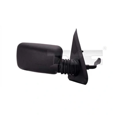 Imagen de espejo retrovisor Tyc 309 0038 izquierda negro ajuste por varillas, plano, para manual FIAT: Panda I Hatchback