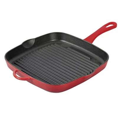 Imagen de Küchenprofi 407801426 Provence Sartén con parrilla, color rojo