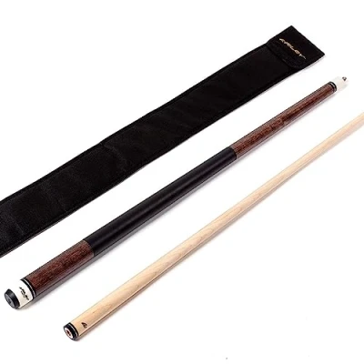 Imagen de Riley American Pool Cue and Classic Case Juego de Taco Billar y Estuche, Unisex, Tinte Madera Oscura, 58&quot; (147cm)
