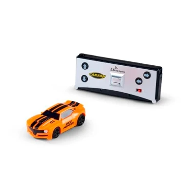 Imagen de Carson 500404276 1:60 Nano Racer Striker 2.4GHz Naranja Coche teledirigido, vehículo RC, Tiempo de conducción 20 min, RC para niños