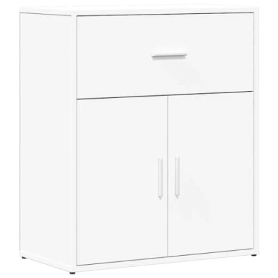 Imagen de vidaXL Aparador de Madera ingeniería Blanco 60x31x70 cm, Armario Almacenamiento, gabinete aparador, Mueble para Pasillo, Buffet