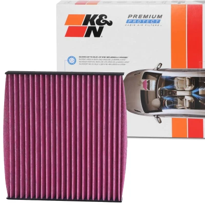 Imagen de K&amp;N Filters DVF5014 Filtro de habitáculo carbón activado 214 29 cuadrada TOYOTA: Auris Hatchback, Yaris III Verso, LEXUS: IS 2