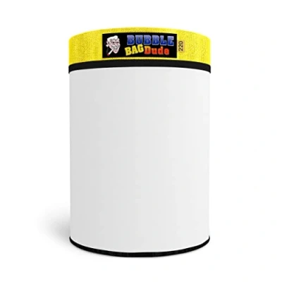 Imagen de bolsa con cremallera de 220 micras para máquina burbujas Ice Now Magic, extractor hierbas, calidad, duradera y reutilizable BubbleBagDude, 19 litros