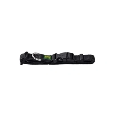Imagen de HUNTER Vario Basic Collar para Perro, Resistente, Flexible, Cierre de presión, tamaño M / 2,0, Color Negro