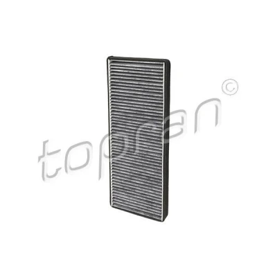 Imagen de TOPRAN 108 409 Filtro de habitáculo carbón activado, Cartucho filtrante, con efecto absorbedor olores 390 152 24 rectangular