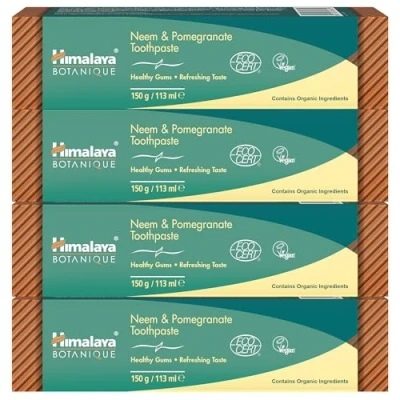 Imagen de Himalaya Herbals Pasta de Dientes Neem y Granada (4 PACK)