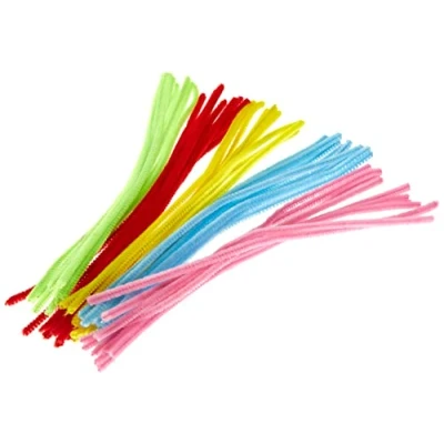 Imagen de APLI Bolsa limpiapipas claro colores surtidos, 50 uds