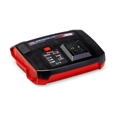 Imagen de Einhell Original Charger Power X Boostcharger 6A Change (Li Ion, 18V, tiempo carga a mitad, monitorización permanente de batería y gestión inteligente carga, pantalla LED 6 estados)