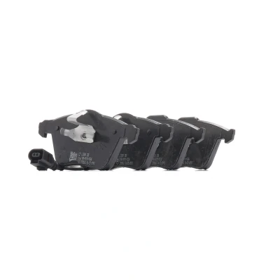 Imagen de VALEO 598863 Juego de pastillas freno Eje delantero con contacto avisador desgaste Chapa antichirridos VOLKSWAGEN: Golf 5, 6, 4