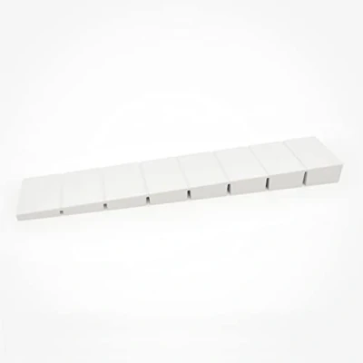 Imagen de 100 x cuñas para muebles/calces de compensación plástico con puntos rotura integrados Sossai® MKB Color : Blanco