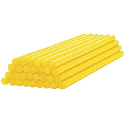 Imagen de EKKJNQ barras de pegamento caliente, 30 unidades, multicolor, 7 x 200, 11 200 mm para pistola caliente (amarillo mm)