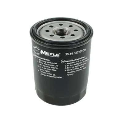 Imagen de MEYLE 30 14 322 0009 Filtro de aceite 3/4&quot; 16 UNF ORIGINAL Quality con válvula bloqueo retorno enroscable TOYOTA: Corolla IX Hatchback