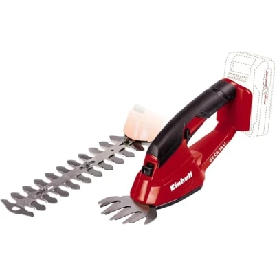 Imagen de Einhell Tijera de césped y arbustos a batería GC CG 18 Li Solo Power X Change, V, ancho corte cuchilla cortacésped 100 mm, para 200 mm (sin ni cargador)