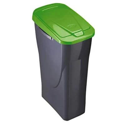 Imagen de M HOME Cubo 25 L ECOBIN con Tapa de Color Verde 21,5x36x51 cm