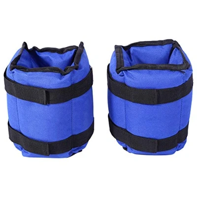 Imagen de Pesos ajustables para tobillos, 2 unidades de pesas muñecas y tobillos 5 kg, x 2,5 kg Peso Tobillo caminar, correr, gimnasio, fitness, gimnasia, aerobic