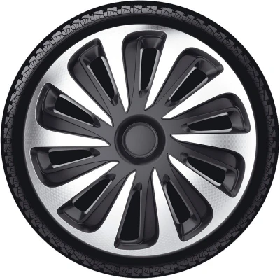 Imagen de AutoStyle PP 5317SB Tapacubos 17in negro/plata