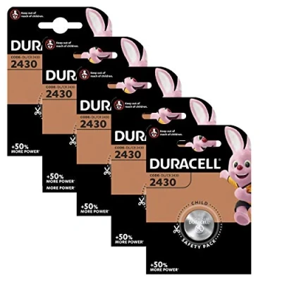 Imagen de DURACELL Pilas de Litio 5 DL2430 SeeLank CR2430 2430 K2430L