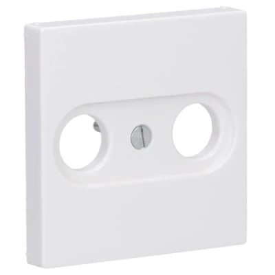 Imagen de JUNG A561PLTVWW Placa Central, Duroplástico (Resistente Al Rayado) Brillante, Blanco Alpino
