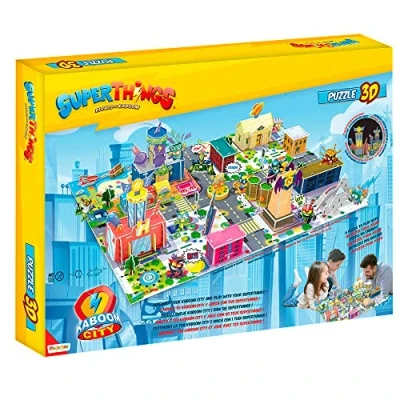 Imagen de Eleven Force Puzzle 3D Superthings Kaboom City 2022 (Expansión) Juguetes, Multicolor, único (15532)