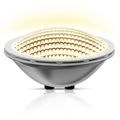 Imagen de LyLmLe LED Piscina PAR56, 30W Foco Acero inoxidable 316L Sumergible Iluminación Empotrable, 2400lm, Ángulo de 120 , Impermeable IP68,12V DC/AC,3000K