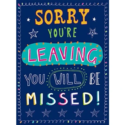 Imagen de Piccadilly Greetings Tarjeta tradicional grande de 30,5 x 22,8 cm, color naranja