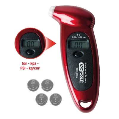 Imagen de equipo de comprobación, presión neumáticos KS TOOLS 100.4055