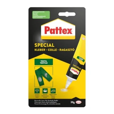 Imagen de Pattex Special Adhesive Textile, tubo con 20 g de adhesivo para el pegado permanente varios tipos textiles