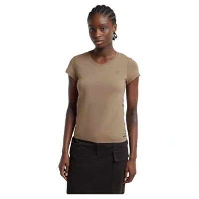Imagen de G Star Eyben Camiseta básica, Mujer, Talla: Medium, Brindle