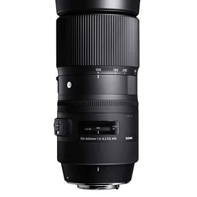 Imagen de Sigma 150 600mm F5 6.3 DG OS HSM, Objetivo para cámara réflex Nikon F (150 600 mm, f/5 6.3), negro
