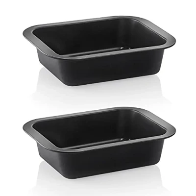 Imagen de Grizzly juego de 2 Bandejas horno Antiadherente Uso universal 24 x 17,5 6 cm (dimensiones externas)