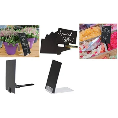 Imagen de Securit Soporte de clip para soportes verticales una superficie vertical, color marrón