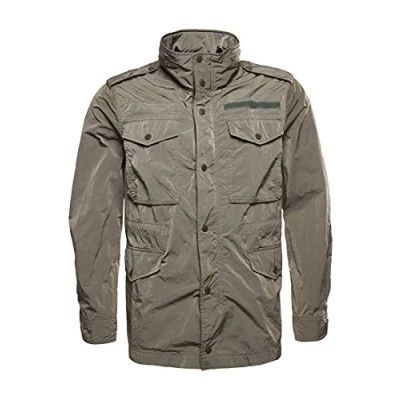 Imagen de Superdry New Military Field JKT Chaquetas para Hombre, Charcoal, Large