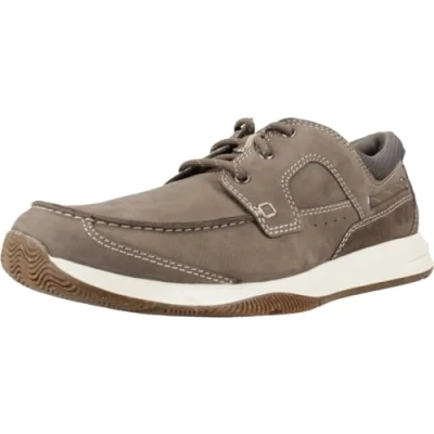 Imagen de Clarks Sailview Lace, Zapatillas Hombre, Gris Topo, 41 EU