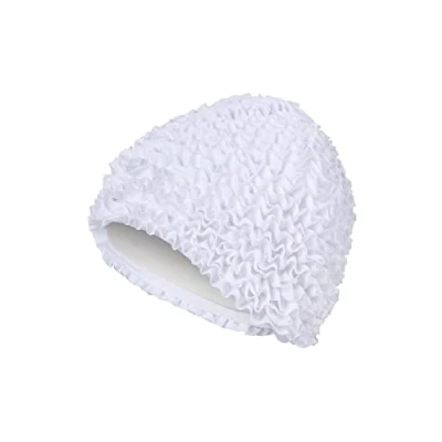Imagen de Fashy Gorro de natación para mujer, color blanco