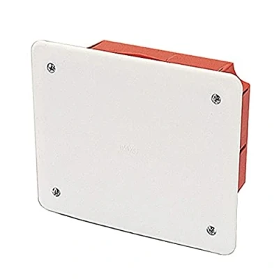 Imagen de Poly Pool PP0586 Caja de derivación empotrable con Tapa, Dim. EST. 119 x 96 45 mm, Color Blanco, LARGHEZZA 11,9 CM