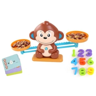 Imagen de J.A.D.E Tikkie el Equilibrio de Las Matemáticas Montessori 147520 Juego Educativo Aprender Contar Sumar Restar para Niños Diseño Francés Operación A Partir 5 años