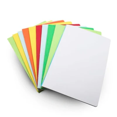 Imagen de DOJA Barcelona Libretas A4 Grapadas Pack 10 48 Hojas Blancas Lisas de 70g Tapa Blanda 210x297mm Cuaderno Grapado con Colores Aleatorios, viaje, Notas...