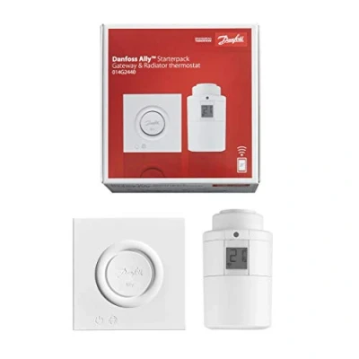 Imagen de Danfoss 014G2440 Ally Kit de iniciación con Puerta Enlace y termostato para radiador