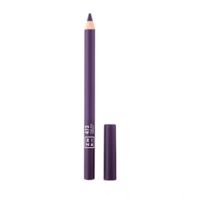 Imagen de 3INA MAKEUP The Eye Pencil 473 Morado Lápiz de ojos cremoso alta pigmentación Delineador larga duración precisión Vegan Cruelty Free