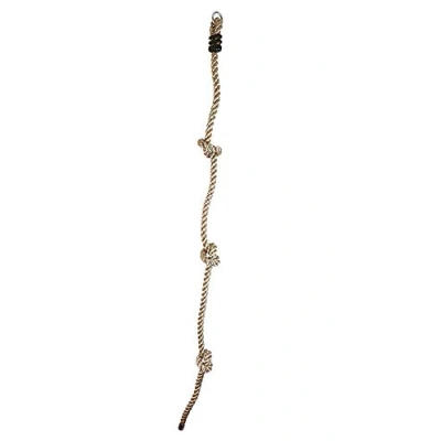 Imagen de Small Foot Cuerda de Escalada con Anillo Metal para una fácil fijación, soporta hasta 100 kg, a Partir 3 años 6119, Color Naturaleza, NS