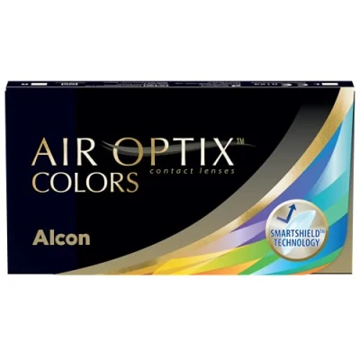 Imagen de Air Optix Colors Brilliant Blue Lentes de contacto reemplazo mensual, Pack 2, R 8.6 mm, D 14.2 +3 Diopt