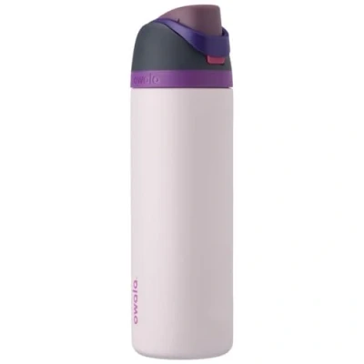 Imagen de Owala FreeSip Botella agua acero inoxidable con pajita, 710 ml térmica a prueba de fugas para el deporte y los viajes, sin BPA, Dreamy Field