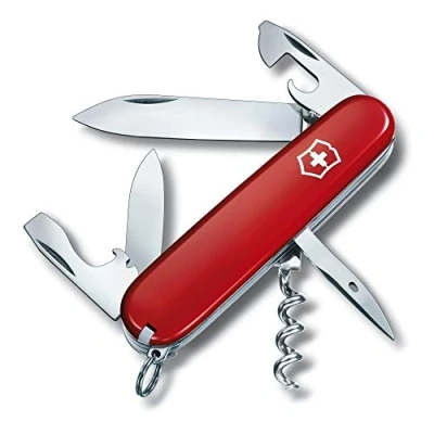 Imagen de Victorinox Spartan, Navaja Multiuso Suiza, Cuchillo bolsillo, Regalo, 12 Funciones, Hoja grande, Sacacorchos