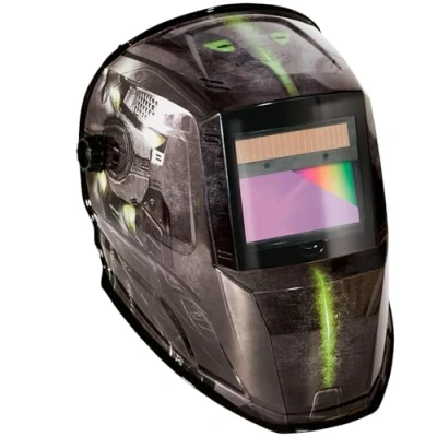 Imagen de GYS INVADER 11 True Color Máscara de soldadura LCD 3/11, campo visión 100 x 49 mm, oscurecimiento automático 0,50 ms, clase óptica 1/1/1/1 para MMA, TIG, MIG/MAG