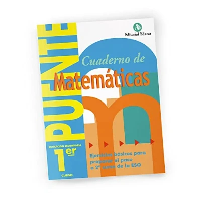 Imagen de Cuaderno De Matemáticas. Puente 1Er Curso Secundaria. Ejercicios Básicos Para Preparar El Paso A 2º La ESO 9788478874996