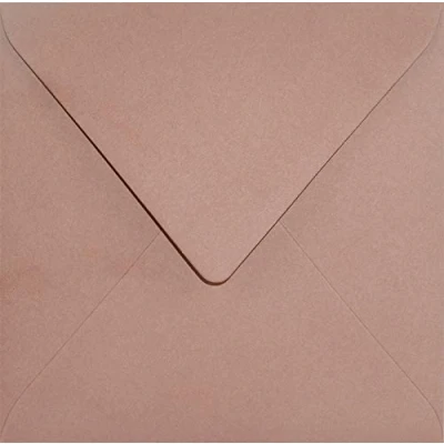 Imagen de Netuno 25x sobres cuadrados lisos color rosa oscuro DIN 153x153mm 120g Keaykolour Rosebud con solapa puntiaguda sin ventana húmedo ecológicos para invitaciones tarjetas de felicitación comunión boda