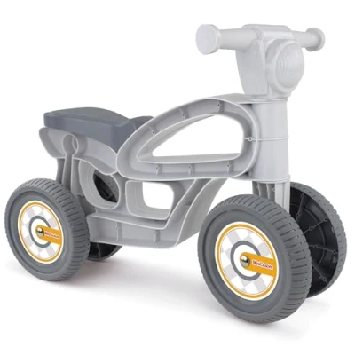 Imagen de Chicos Moto Correpasillos Mini Custom Artic con Cuatro Ruedas Infantil niños a Partir de 1 año Estable, Ligera y Resistente Juguete Gris (36015)